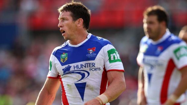 Mr Fix-it: Newcastle's Kurt Gidley can cover several positions.