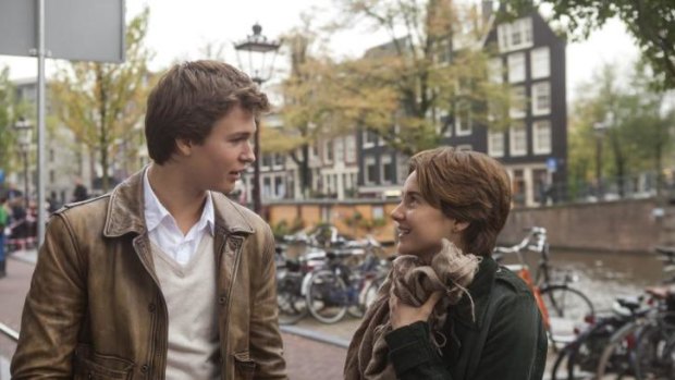 Foundering flow: Ansel Elgort and Shailene Woodley in The Fault in Our Stars. 