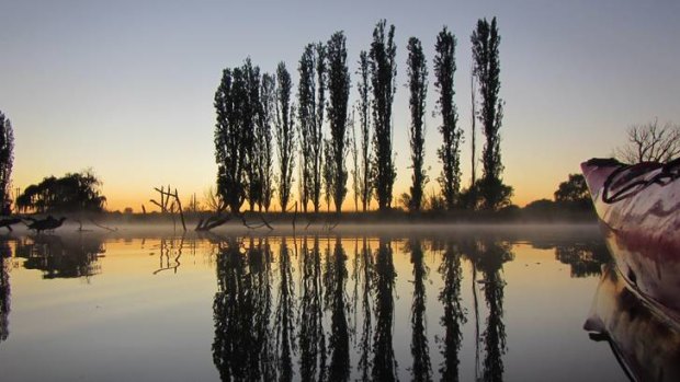 5:30am: A bit of magic on the Molonglo this morning.