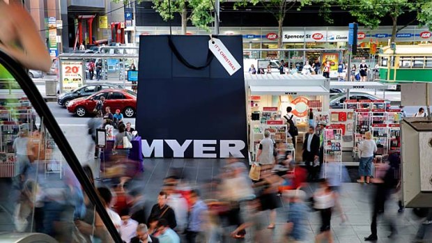 Myer sought a 'merger of equals' with rival David Jones in October.