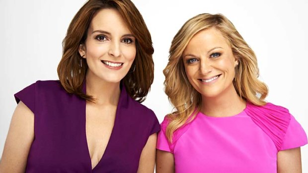 Hosts with the most: Tiny Fey, left, and Amy Poehler.