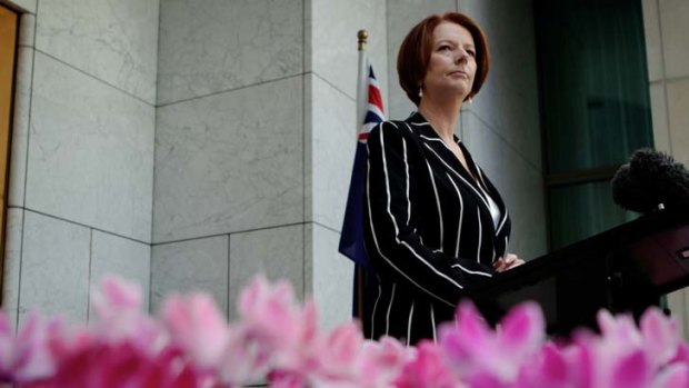 'Coming back here [to Australia], I have felt very sharply the judgements and concerns of the Australian people' ... Prime Minister Julia Gillard's crisis control mechanism might be too little too late.