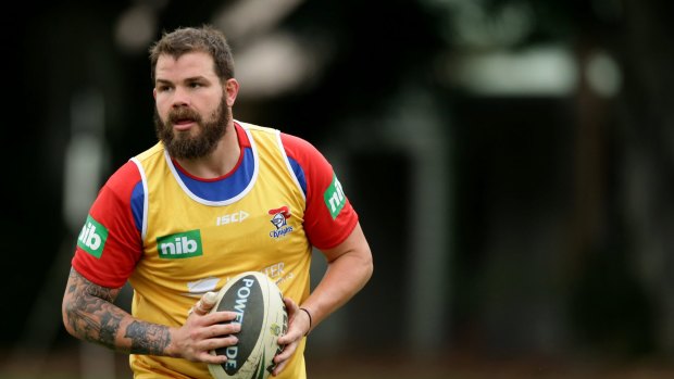 Star in the making: Leeds recruit and former Newcastle Knight Adam Cuthbertson.