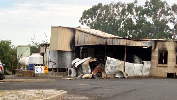 The fire at the Margaret River Dairy factory is believed to be suspicious.