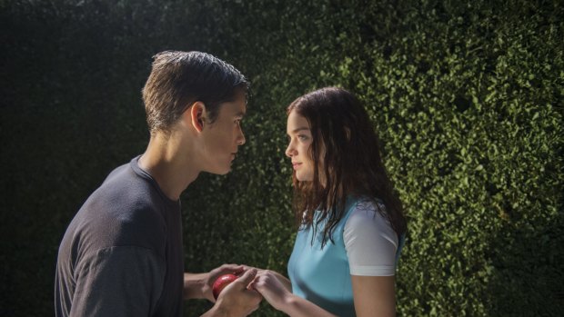 Highly regulated lives: Thawaites and Odeya Rush star in <i>The Giver</i>.