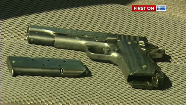 The 'gun' which sparked a major security scare on the Gold Coast.