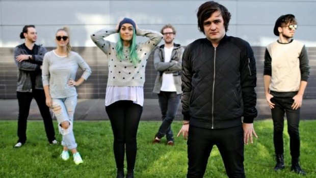 Wholesome image: Six-piece indie pop band Sheppard.