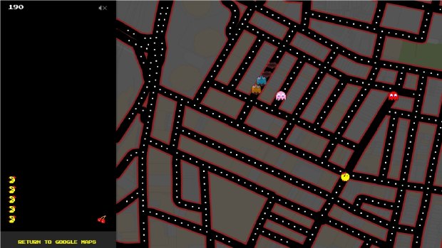 Google Maps is allowing users to play Pac-Man through the streets for April Fools Day. 