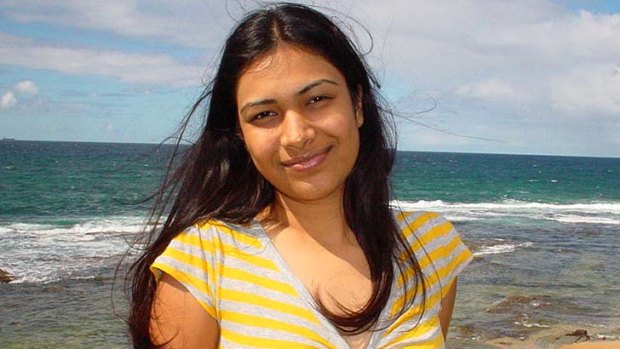 Murdered ... Tosha Thakkar's body was found in a suitcase floating in a canal.