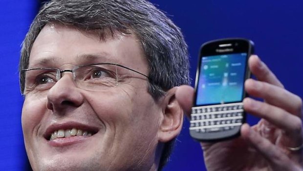 Blackberry CEO Thorsten Heins has announced he will step down as Fairfax Financial Holdings abandons its takeover bid.