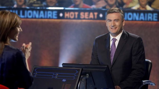 Not so hot right now ... Eddie McGuire's dominance as the host of <i>Hot Seat</i> might be over.