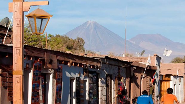 Caracoles Street in the town of San Pedro de Atacama.