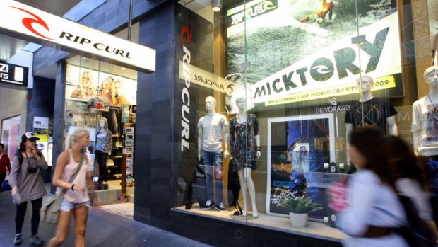 Trading boost: Better retail conditions combined with a restructure have improved Rip Curl's result.