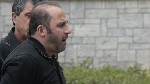 ‘‘Fat’’ Tony, that is Tony Mokbel, after his arrest in Greece in 2008.