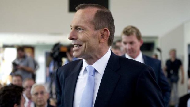 Renewed pursuit of a co-payment: Prime Minister Tony Abbott.