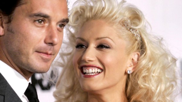 Not gay now ... Gavin Rossdale and wife Gwen Stefani.