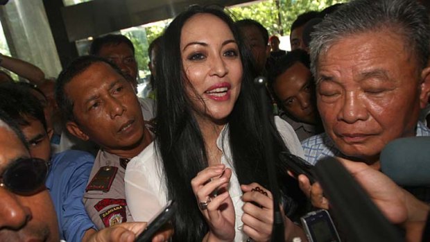 After winning Miss Indonesia, Angelina Sondakh became a singer and a Paris Hilton-style celebrity without a job.