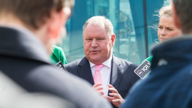 Robert Doyle quit as lord mayor of Melbourne on Sunday afternoon.