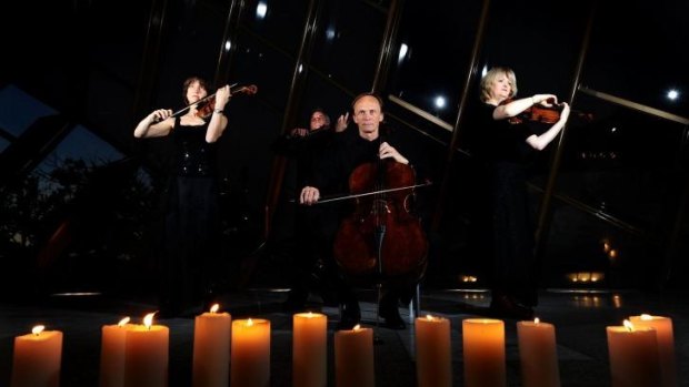 The New Zealand String Quartet, from left Helene Pohl, Douglas Beilman, Rolf Gjelsten and Gillian Ansell. 