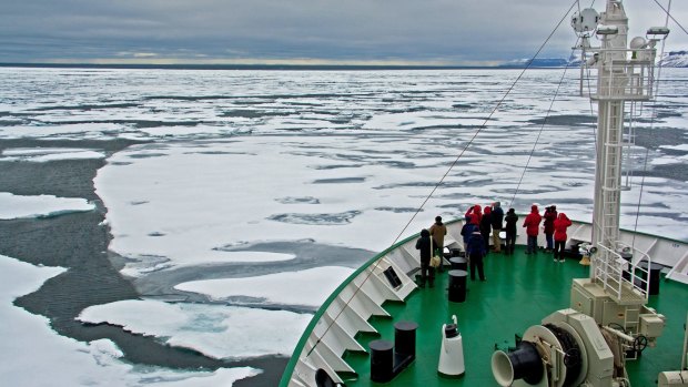 Cold comfort: Sailing the Northwest Passage.