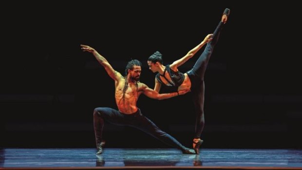 Members of Cuba's <i>Ballet Revolucion</i>.