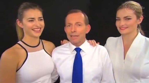 Big Brother appearance: Tony Abbott commented on his daughters' looks.