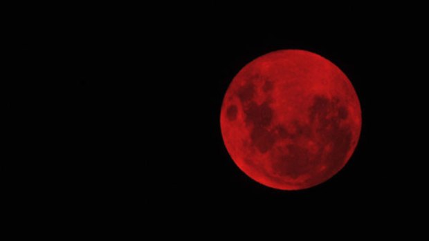 The moon may appear blood-red during tonight's eclipse.