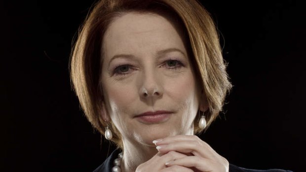 Portrait of Julia Gillard when she was Prime Minister of Australia.