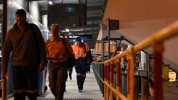 Perth Airport is filled with hundreds of fly in and fly out miners heading to various miners in Western Australia on any given day.