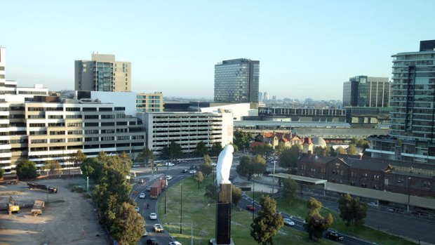 The bunjil bird at Wurundjeri Way may go in a redevelopment of the last remaining patch of the Docklands.