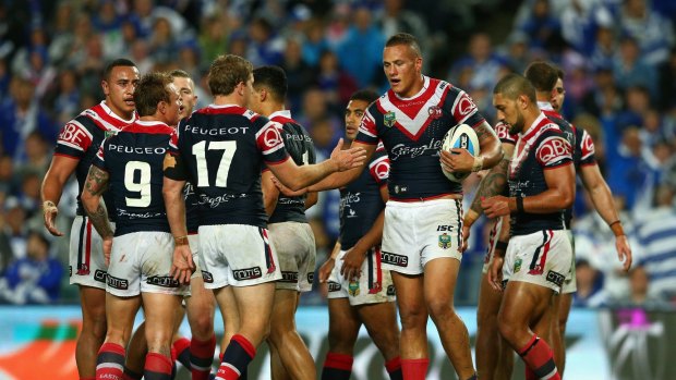 Matches between the Bulldogs and Roosters are often full of controversy. 