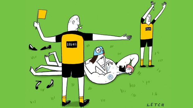 Surely a merger between the NRL and Married At First Sight is the next natural step? Illustration: Simon Letch