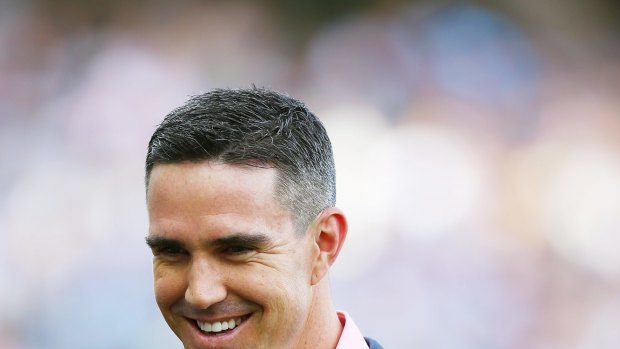 TALKING IT UP: Kevin Pietersen may have to put his Big Bash League TV commentary appearances behind him after saying he's had some offers to return to English county cricket.