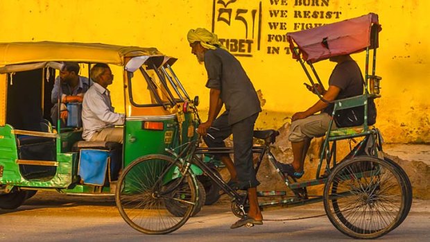 Bicycle rickshaw rides in India are never what they seem.