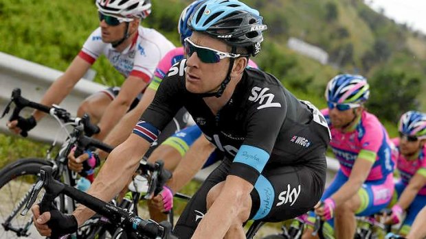 Reigning Tour de France champion Brad Wiggins has withdrawn from the Giro d'Italia.