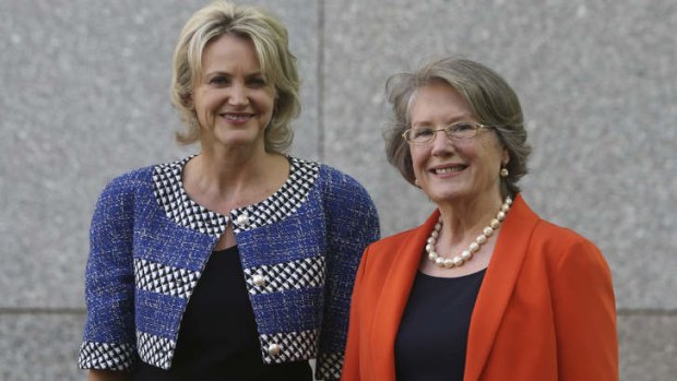 Labor MP Melissa Parke and retired Liberal MP Judi Moylan, winners of political integrity awards.