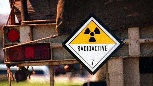 Much of the radioactive waste was trucked to Woomera from Sydney in the mid 1990s. 
