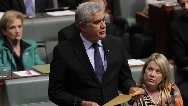 Ken Wyatt, pictured in Parliament last year, has expressed concerns to Coalition colleagues about possible changes to the Racial Discrimination Act.