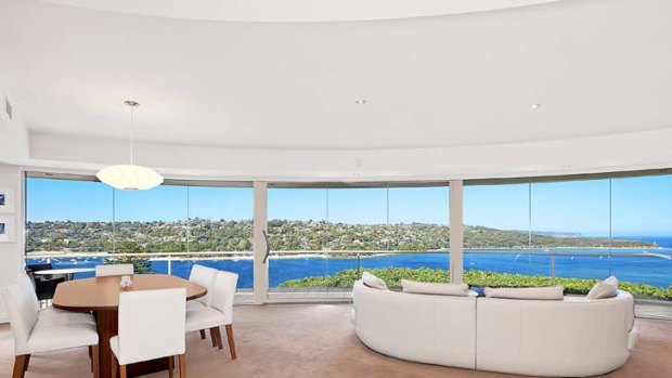 Top views ... this Mosman home has a price guide of about $4 million.