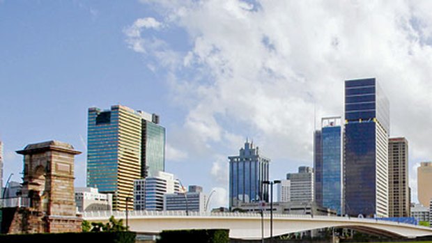 Brisbane's skyline. And the prices are sky-high in the Queensland capital, a new review shows.