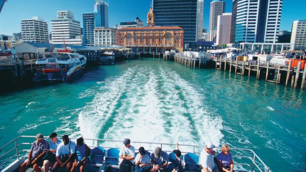 A ferry ride from downtown Auckland can take you to Waiheke Island.