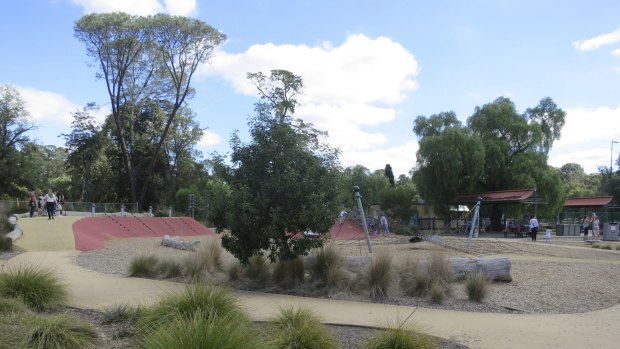 Child's play: Banyule's popular Warringal Park playspace.