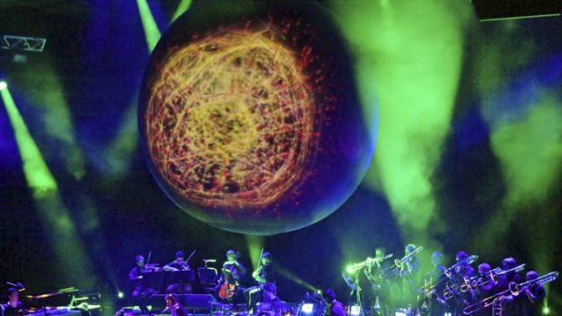 Celestial soundtrack &#8230; Bryce Dessner, Nico Muhly and Sufjan Stevens perform Planetarium, which was inspired by space.