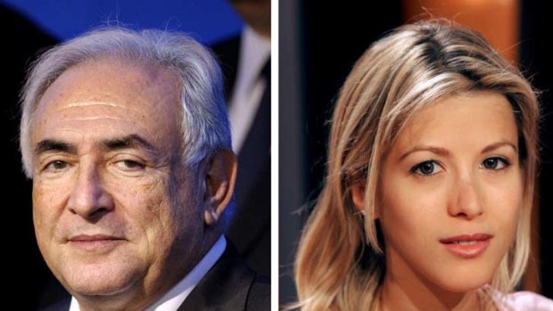 Dominique Strauss-Kahn and French journalist and writer Tristane Banon.