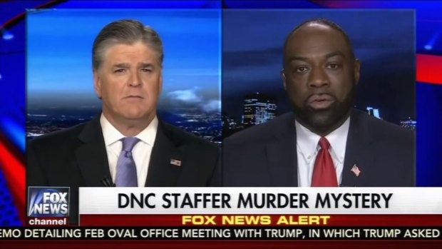 Fox News contributor Rod Wheeler (right). There is no evidence that Seth Rich was a WikiLeaks source.