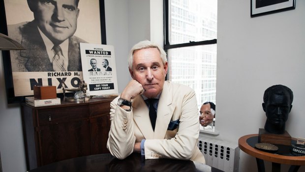 Roger Stone's days in the dark arts of electioneering go back to the Nixon era.