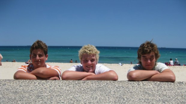 Scotch College year 11 students Rhori Stein, Alex Sait and Campbell Hitchen are entering the 2010 WAtoday Rottnest Channel Swim thanks to their parents encouragement.