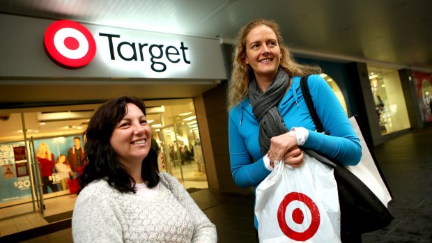 Anna Mackintosh, right, likes the convenience of Target and shops there a couple times a week.