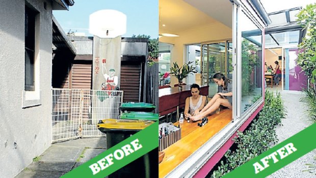 Home improvement: Double glazing and a new pavilion have transformed this Maroubra home.