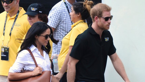 Meghan Markle, seen with Prince Harry, represents something fresh for the Royal family. 